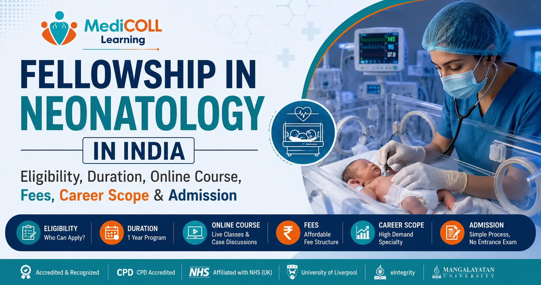 Fellowship in Neonatology in India: Course, Fees & Admission